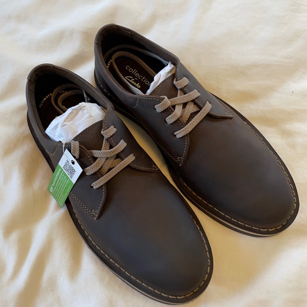 Men’s Clarks Forge Vibe Oxfords leather sz 8